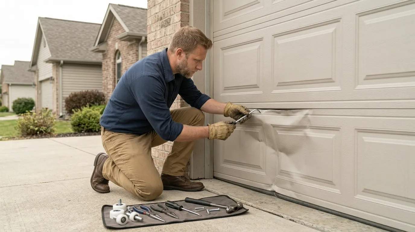 Garage door work by Lawrenceville Garage Door Pros in Lawrenceville, GA