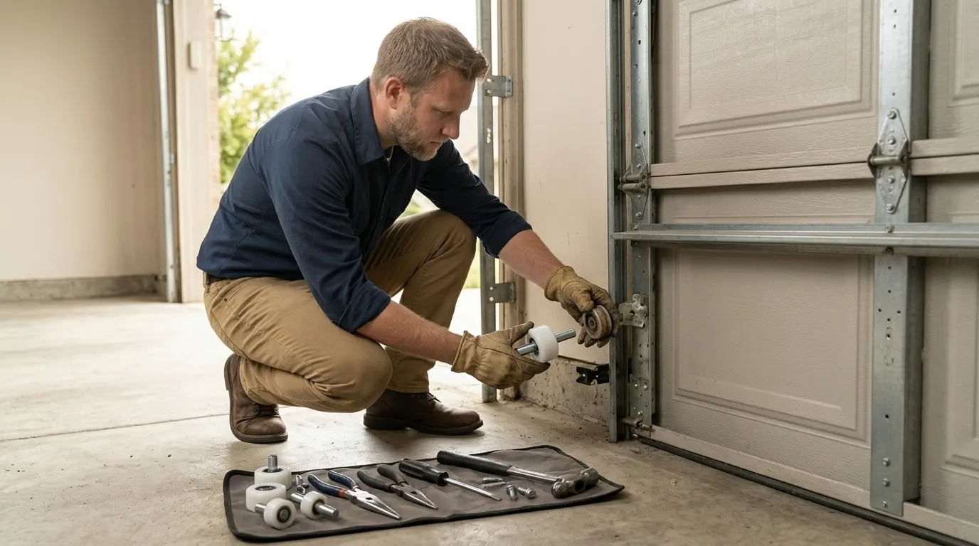 Garage door work by Lawrenceville Garage Door Pros in Lawrenceville, GA