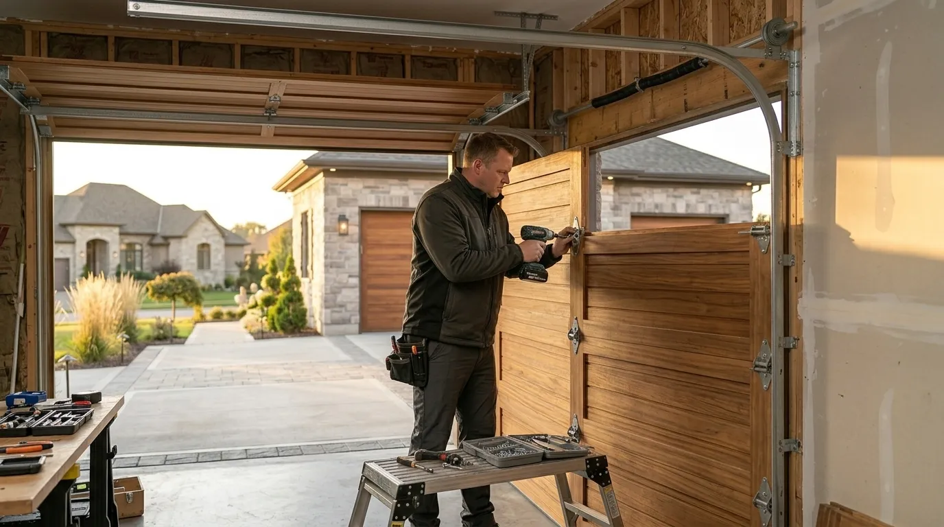 Garage door work by Lawrenceville Garage Door Pros in Lawrenceville, GA