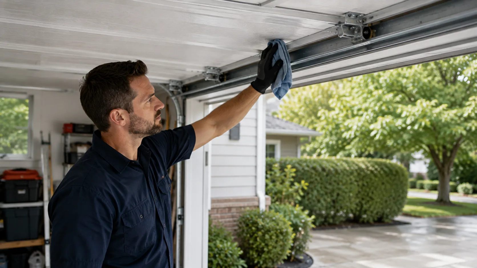 Garage door service in Lawrenceville, GA