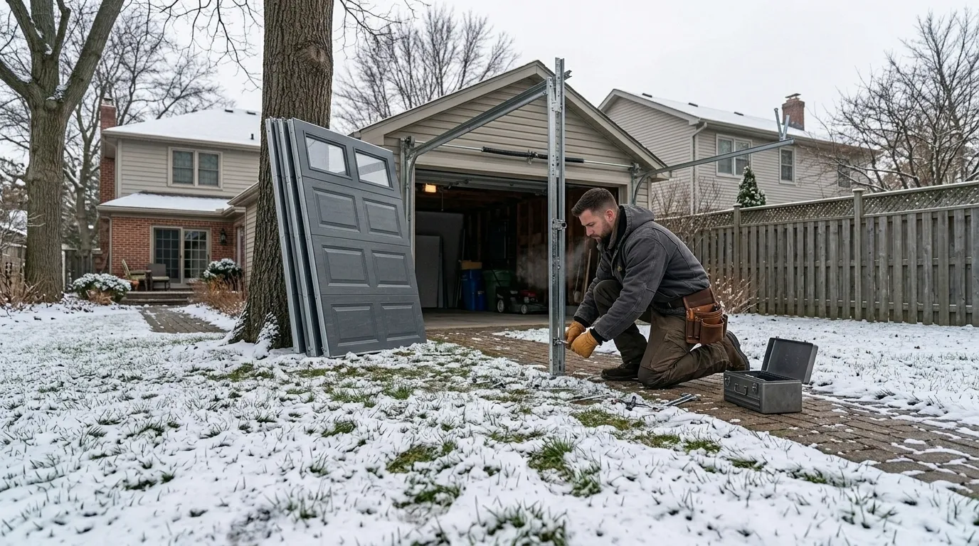Garage door service in Lawrenceville, GA