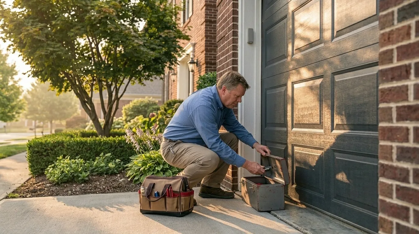 Garage door service in Lawrenceville, GA