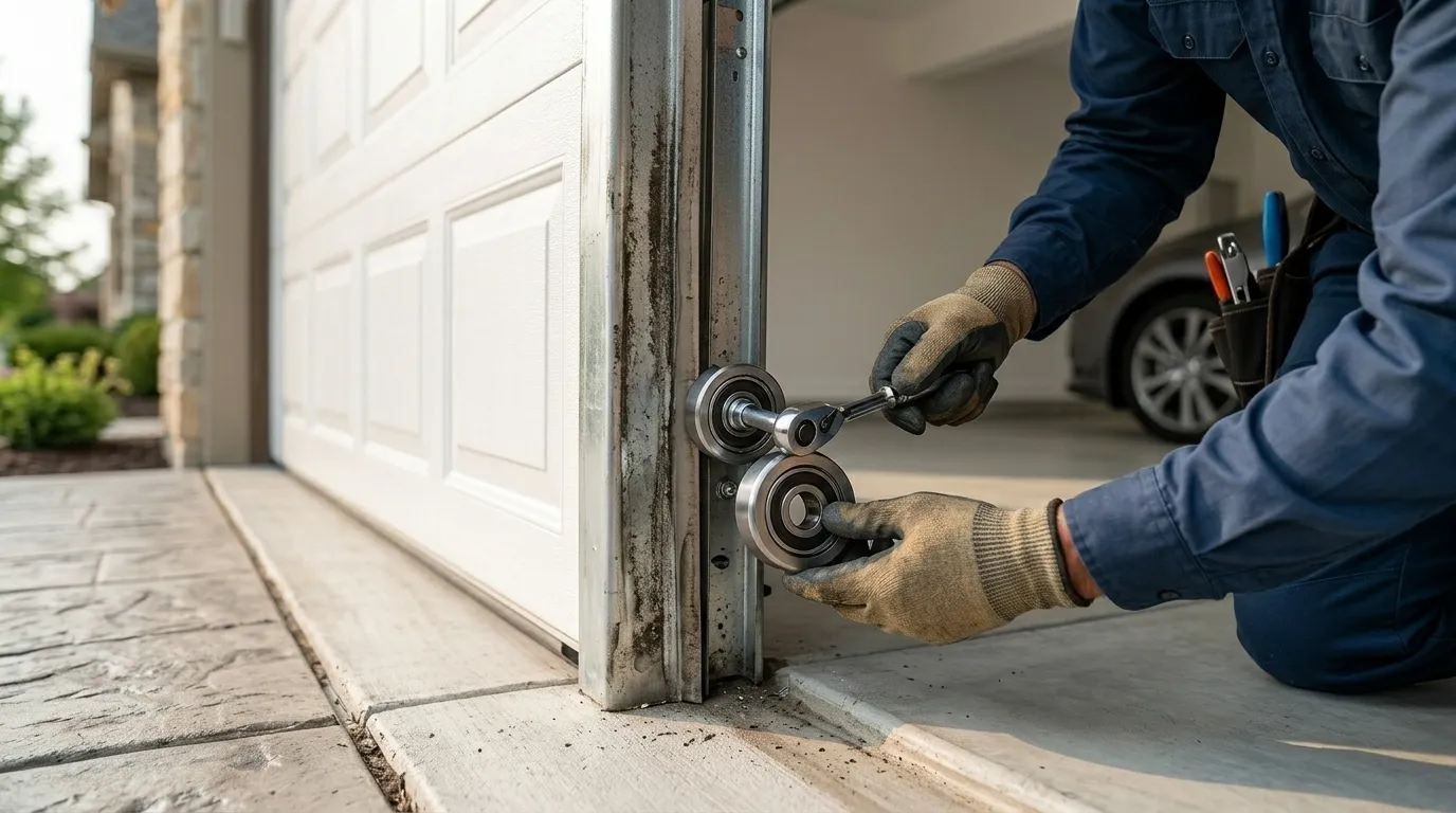Garage door service in Lawrenceville, GA