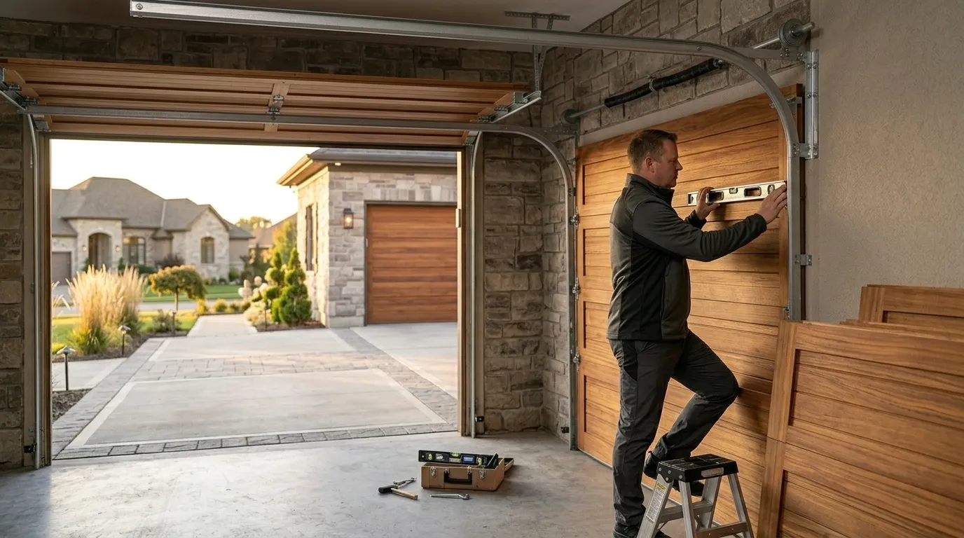 Garage door service in Lawrenceville, GA