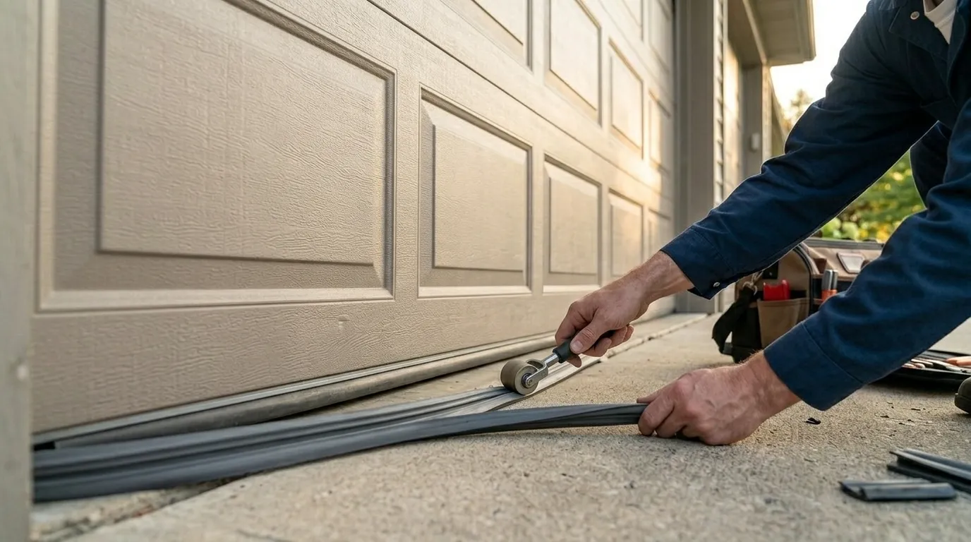Garage door service in Lawrenceville, GA