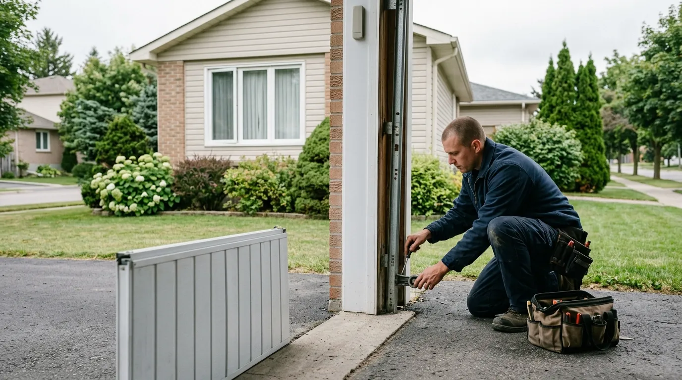 Garage door service in Lawrenceville, GA