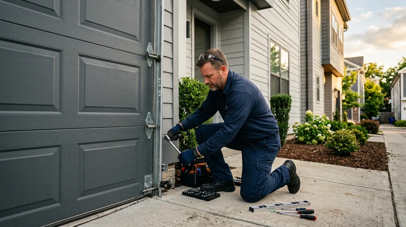 Garage door service in Lawrenceville, GA