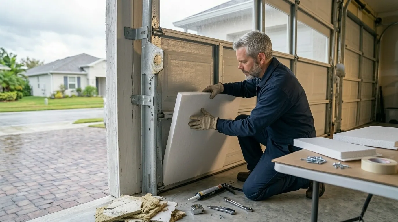 Garage door service in Lawrenceville, GA