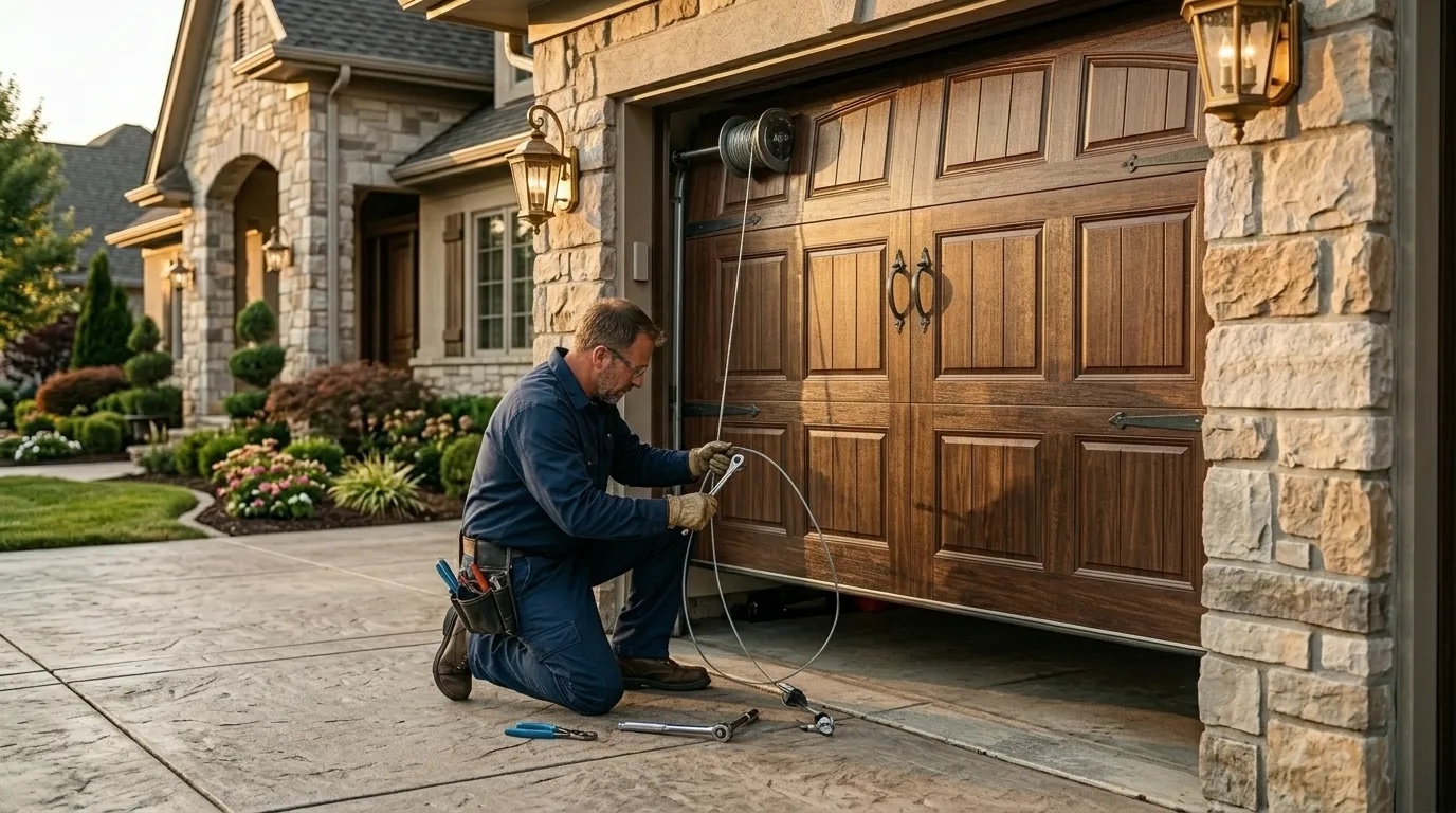 Garage door service in Lawrenceville, GA