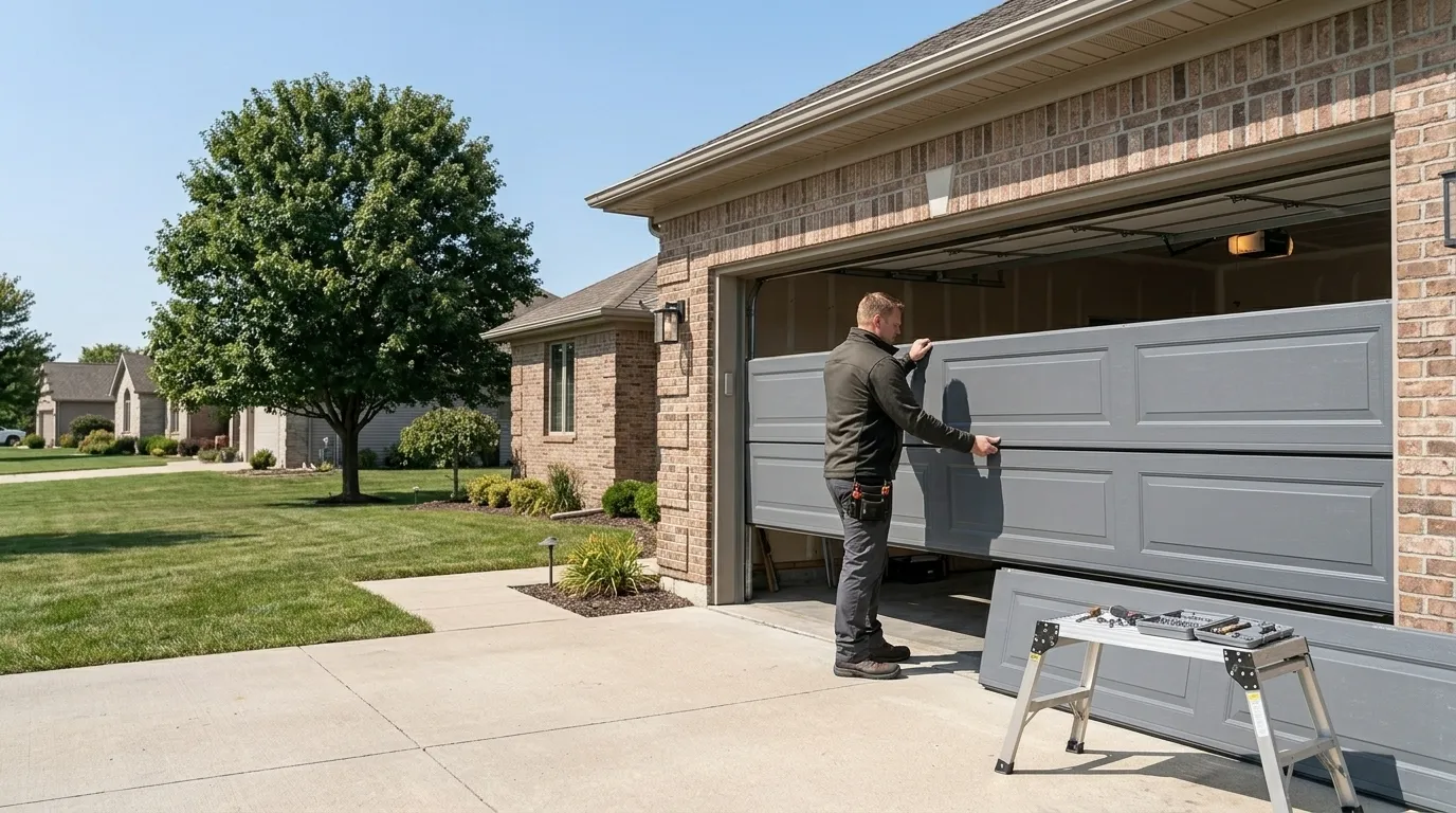 Garage door service in Lawrenceville, GA