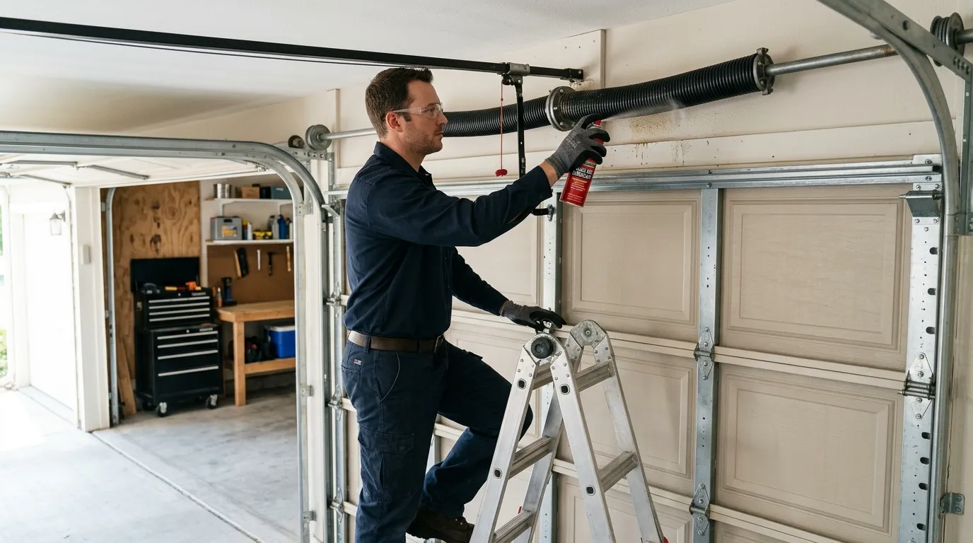 Garage door service in Lawrenceville, GA