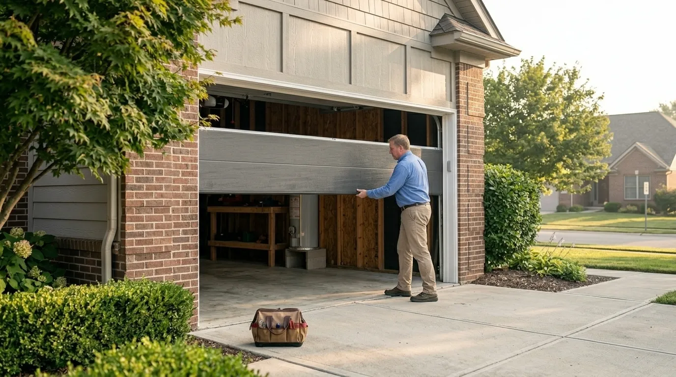 Garage door service in Lawrenceville, GA