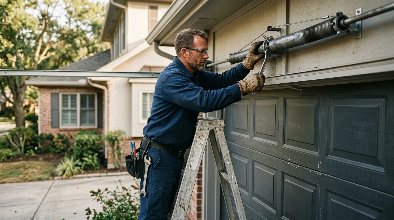 Garage door service in Lawrenceville, GA