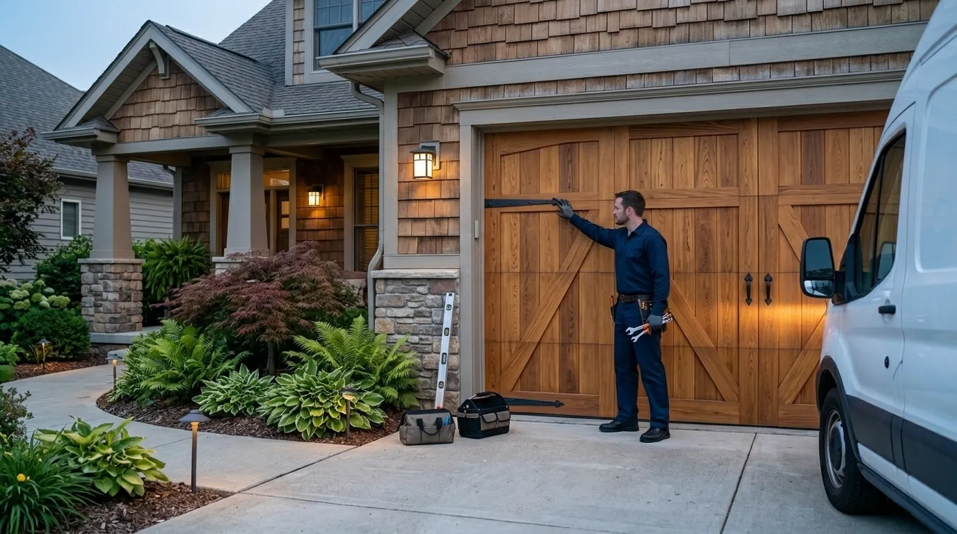 Garage door service in Lawrenceville, GA