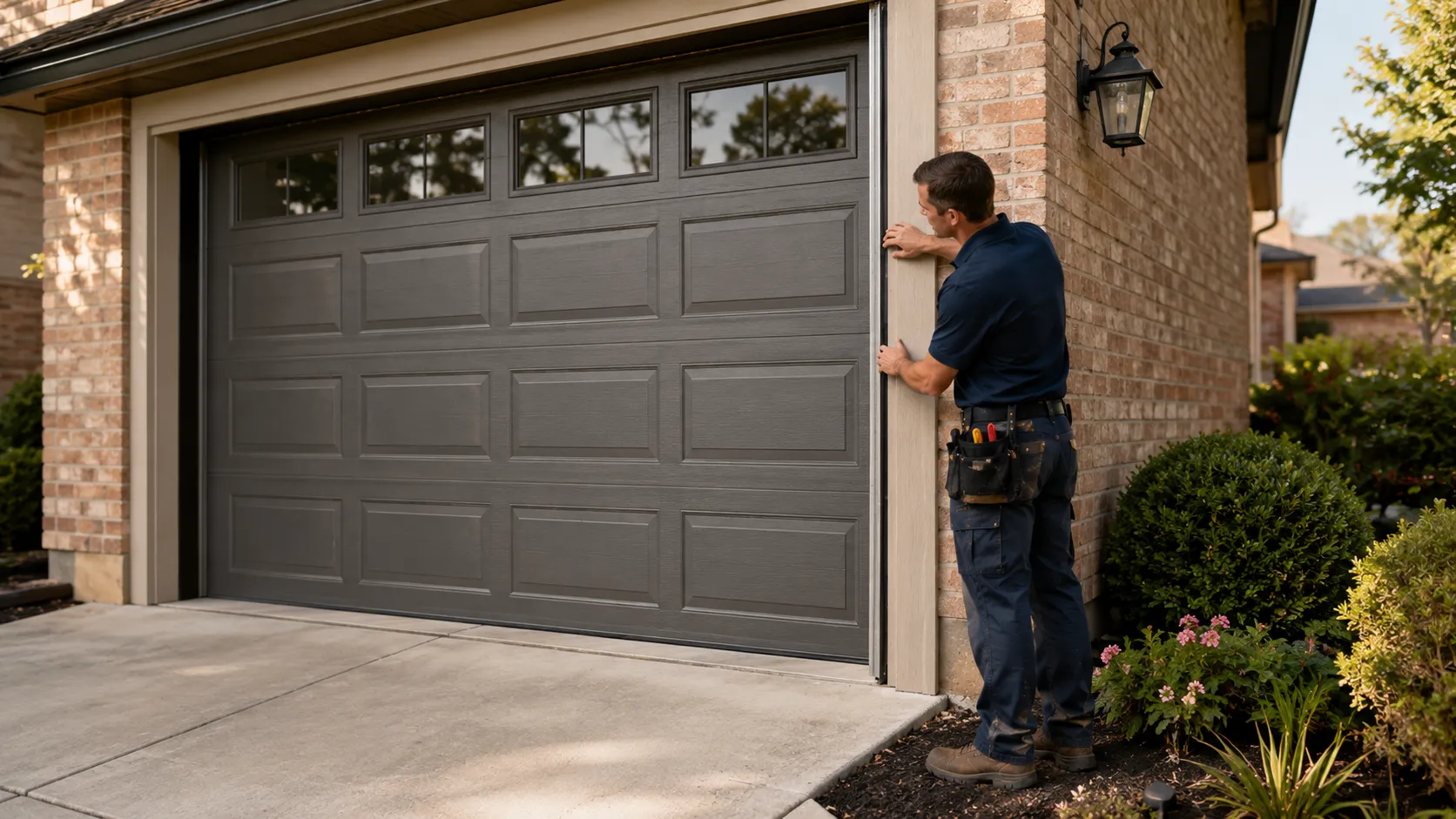 Garage door service in Lawrenceville, GA