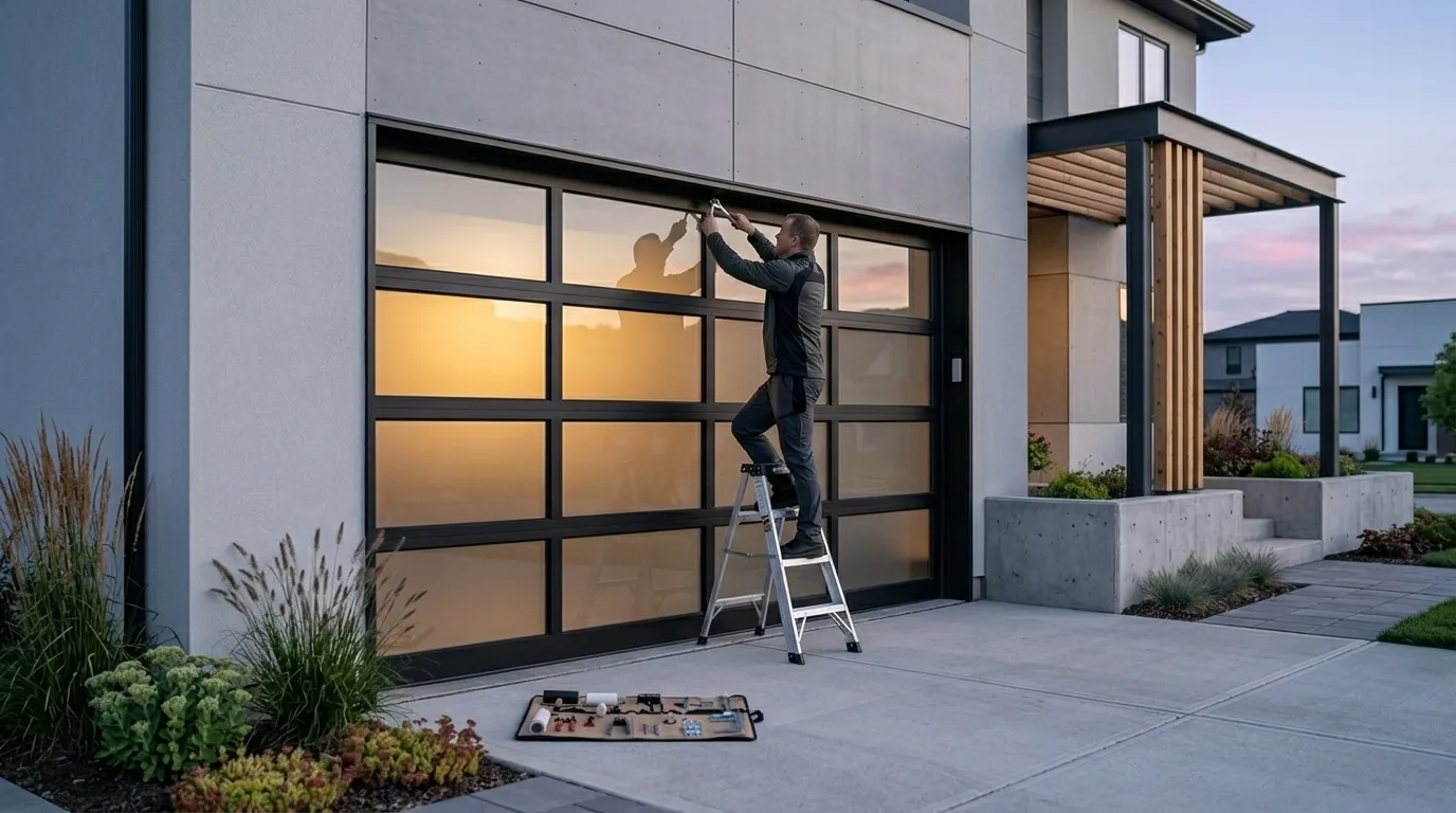 Garage door service in Lawrenceville, GA