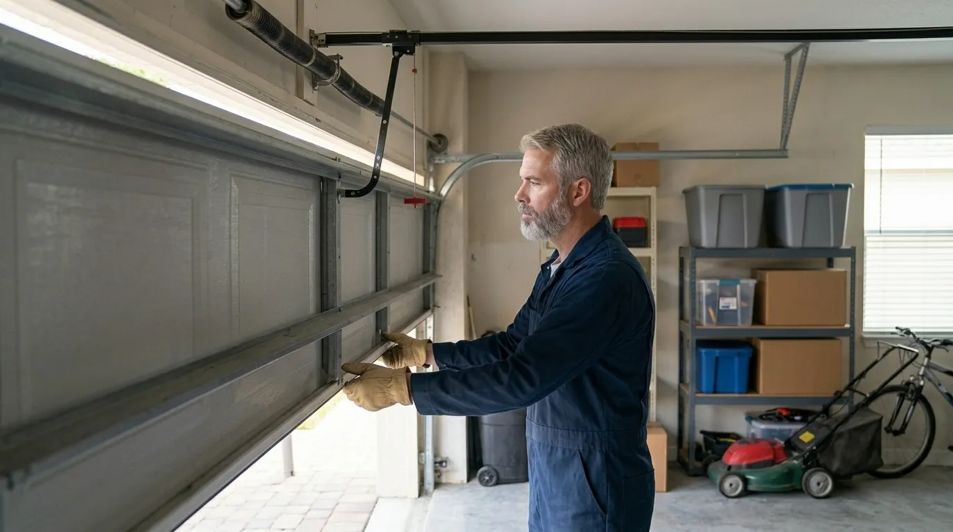 Garage door service in Lawrenceville, GA